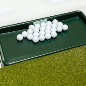 Country Club Elite® Golf Ball Tray – Commercial-Grade Ball Holder for Driving Range Mats | Heavy-Duty High-Impact Plastic | Made in The USA