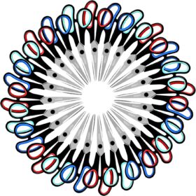 Rkqoa 24-Pack Premium 8-Inch All-Purpose Scissors – Ultra-Sharp Stainless Steel Shears for Office, School, Home & Sewing – Soft-Grip Ergonomic Bulk Set