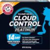 ARM & HAMMER Cloud Control Platinum Cat Litter – 18 lb Box, 99.9% Dust-Free Formula with Dander Shield Technology for Allergies, Multi-Cat Strength, Rock-Hard Clumps