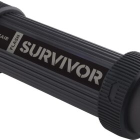 Corsair Flash Survivor Stealth 128GB USB 3.0 Rugged Flash Drive - Waterproof & Shock Resistant Portable Storage