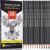 Professional Drawing Sketching Pencils Set – 12-Pack Pre-Sharpened Graphite (14B-2H) for Sketching, Shading & Art – Ideal for Beginners & Pros