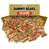 Individually Wrapped Gummy Bears Bulk Pack – 100 Count Assorted Fruit Candy Bags for Parties, Office Snacks, & Piñata Fillers