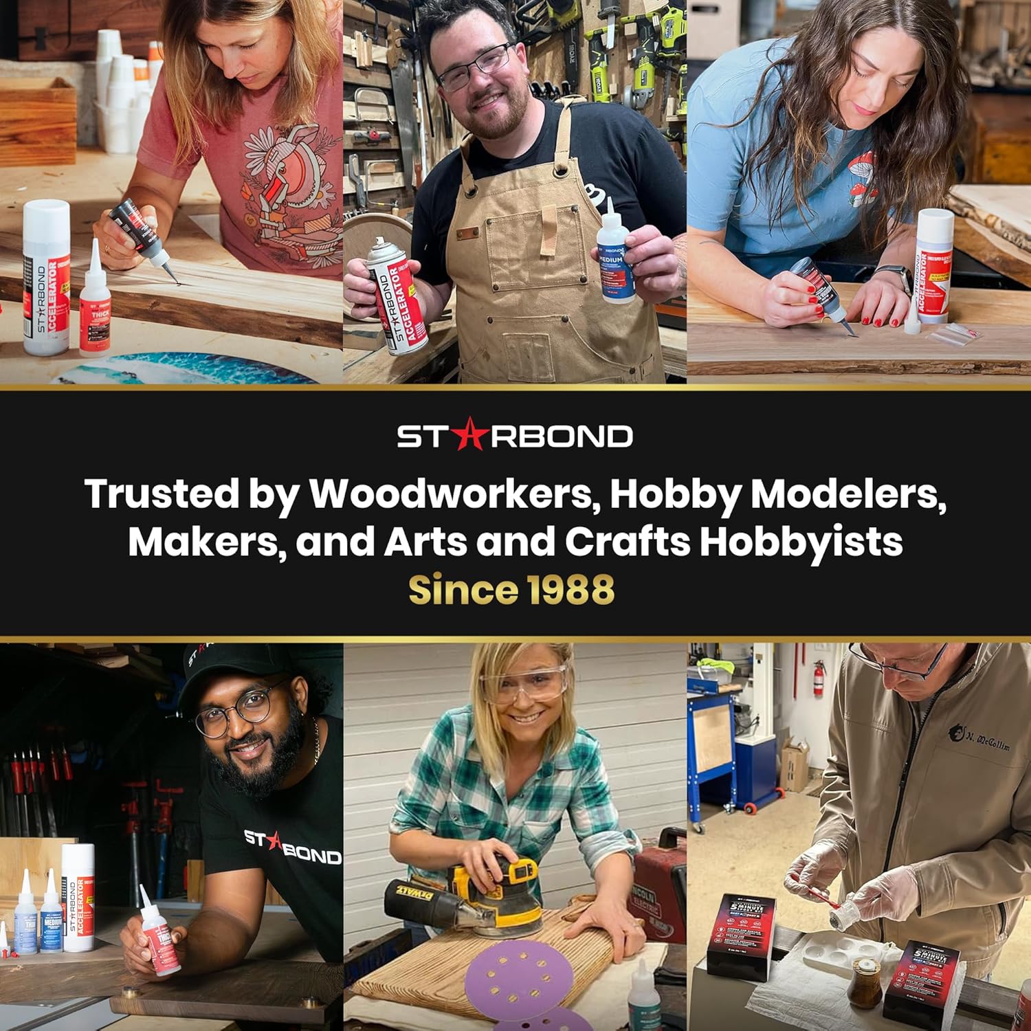 Starbond EM-02 Super Fast Thin CA Glue Pro Kit – Industrial Strength Cyanoacrylate Adhesive with Precision Micro-Tips & Anti-Clog Cap – Professional Woodturning, Hobby, and Model Repair (2 oz)