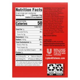 Lipton Cup-a-Soup Chicken Noodle with White Meat – Instant Soup Mix – 4 Count (Pack of 6)