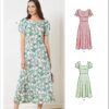 New Look Misses' Dress Sewing Pattern Kit (N6693) | Sizes 4-16 | DIY Fashion Design Templates
