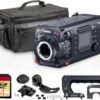 Canon EOS C700 FF Top-End Cinema Camera Kit (EF Mount) | 4.5K CMOS Sensor, 15+ Stops DR, Dual Pixel AF, Modular Body with 64GB Card & Professional Case Bundle