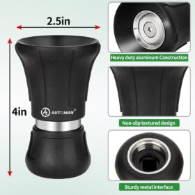 AUTOMAN Heavy Duty Fireman Style Hose Nozzle – 2 Pack High Pressure Garden Sprayer with Metal Connector for Car Wash, Pet Care, and Lawn