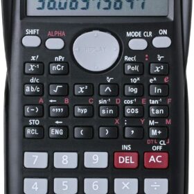 Mr. Pen Scientific Calculator with 2-Line Display – 240 Functions, Fraction Math, Solar & Battery Powered for School, Engineering, and Business