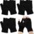 BEVTEE 4-Pack Unisex Winter Knit Fingerless Gloves – Warm Thermal Half-Finger Mitten for Typing, Driving & Outdoor Use