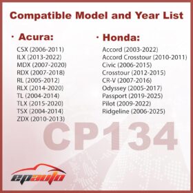 EPAuto Premium Cabin Air Filter with Activated Carbon - Compatible with Honda & Acura (Replaces CF10134)