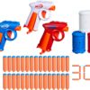 Nerf N-Series Backyard Triple Pack: 3 Flex Blasters, 30 N1 Darts & Targets – Ultimate Outdoor Foam Dart Playset for Kids Ages 8+