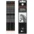 Anas Art Academy Premium 2B Graphite Sketching Pencils (12 Count) – Professional Hexagonal Design for Shading, Sketching & Doodling – Ideal for Artists, Students, & Beginners
