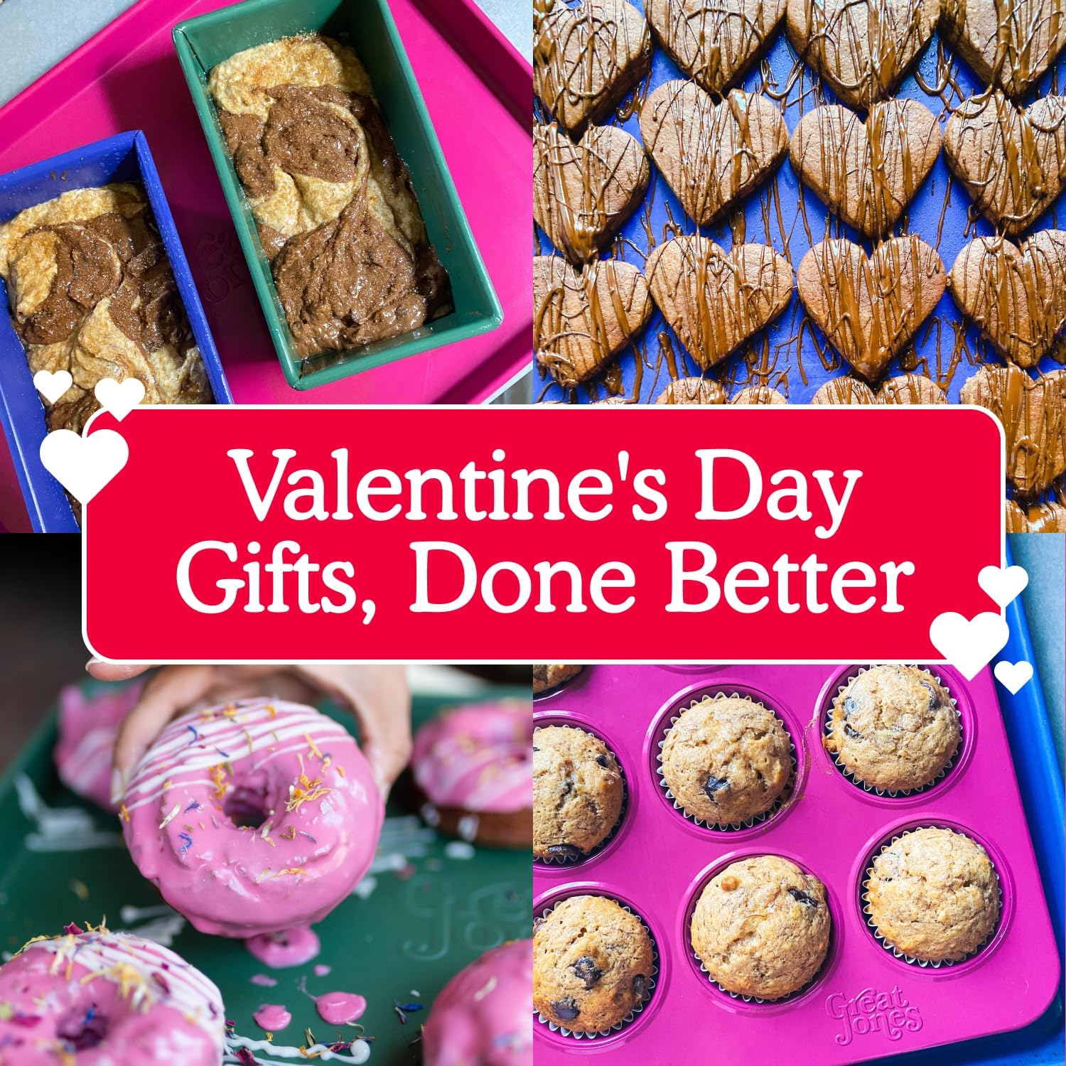 Great Jones Patty Cake Nonstick Cake Pan – 9-Inch Round, Heavy-Duty Aluminized Steel, Premium Raspberry Color – Oven-Safe to 450°F