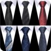 joy alice Premium Men's Jacquard Necktie Set – 6-Piece Formal & Business Woven Ties Collection