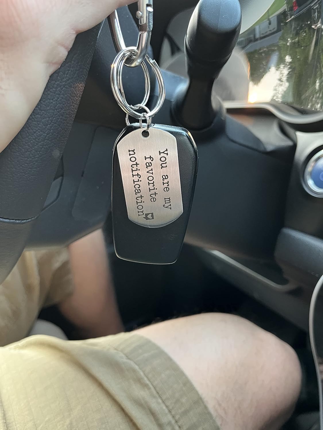 Long Distance Relationship Gifts - Matching Keychains for Boyfriend & Girlfriend - Cute, Durable Couples Key Ring Set for Him or Her - Romantic Birthday, Anniversary, & Valentine's Day Present