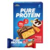 Pure Protein Bars, Sundae Cone Flavor, High Protein Snack, Low Sugar, Gluten Free, 19g Protein, 4 Count (1.76oz)