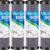 4-Pack 1 Micron Carbon Block Water Filter - 10 inch x 2.5 inch Whole House CTO Cartridge - Fits GE, Dupont, Whirlpool & Pentek Systems