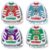 4E's Novelty 'Christmas Poop' Breath Mints – 4-Pack Funny Holiday Sweater Tins | Cinnamon, Wintergreen, Blueberry & Cool Mint – Gag Stocking Stuffers & White Elephant Gifts for Kids, Teens & Adults