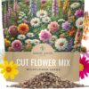 1 Ounce Cut Flower Garden Seeds Mix – Over 7,500 Non-GMO Annual & Perennial Wildflowers for Bouquets