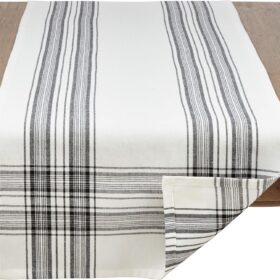 Classic Cotton Plaid Table Runner - Rustic Farmhouse Buffalo Check Tablecloth for Dining Room, Kitchen & Party Décor