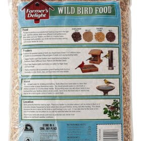 Wagner's 53002 Farmer's Delight Wild Bird Food – 10 lb. Bag of Cherry-Flavored Nutrient Blend