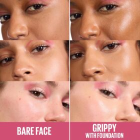 Maybelline Grippy Serum Primer – 24H Makeup Grip with 2% Niacinamide, Hydrating Face Base for All Skin Types, 1.01 fl oz