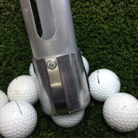 Country Club Elite® Golf Practice Accessory Bundle | 1 Commercial Ball Tray & 1 Heavy-Duty Shag Tube for Indoor/Outdoor Training