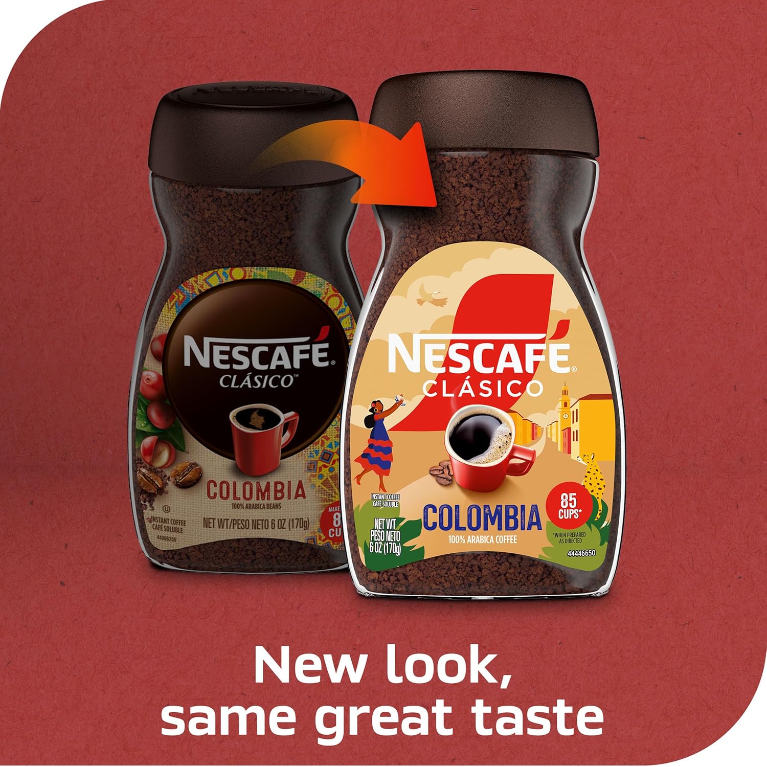 NESCAFÉ CLÁSICO Medium Roast Instant Coffee – 100% Colombian Arabica, Fruity & Aromatic, 6 Oz Jar