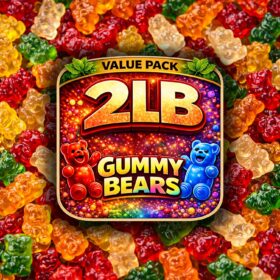 2 LB Bulk Gummy Bears Candy - Soft, Chewy & Fruity Assortment - Party Favors, Candy Buffet & Snack Treats