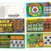 JA-RU Fake Lottery Tickets – The Ultimate Winning Scratch-Off Prank & Gag Gift for Adults & Friends (1 Pack of 5 Tickets)