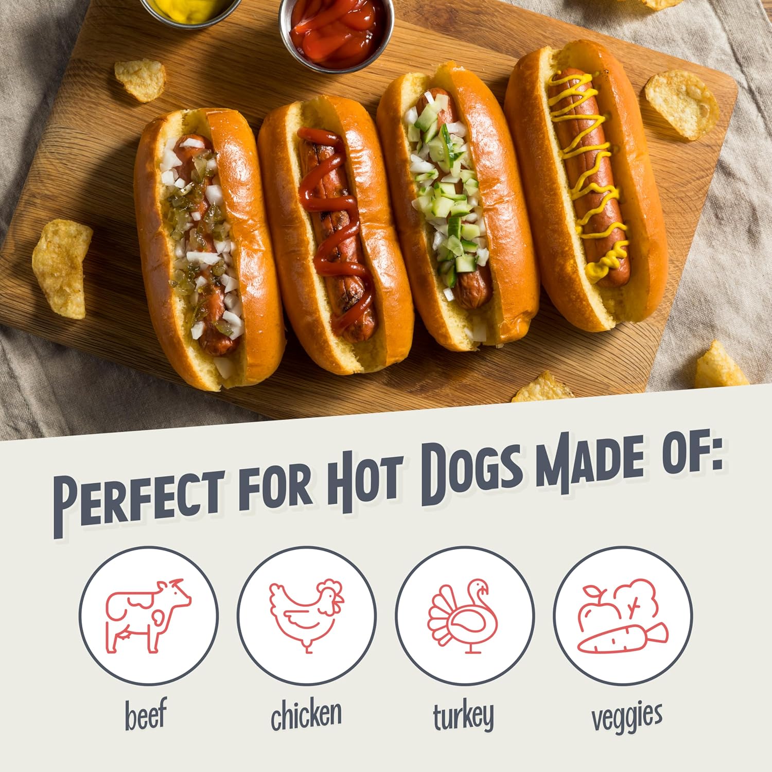 Nostalgia HDT600RETRORED Retro Series 2-Slot Hot Dog and Bun Toaster – Rapid Cooker for Beef, Chicken, Veggie Links & More, Includes Mini Tongs