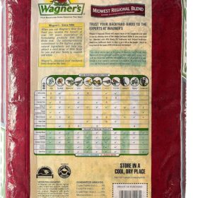 Wagner's 62006 Midwest Regional Blend Wild Bird Food, 20-Pound Bag - Premium Sunflower & Safflower Seed Mix for Cardinals, Finches & Chickadees