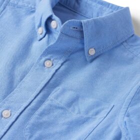 The Children's Place Boys' Uniform-Ready Short Sleeve Oxford Shirt - Classic Button-Down Top