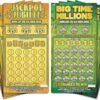 Larkmo Prank Lottery Tickets - The Ultimate Realistic Scratch-Off Gag Gift Set (8-Pack) | Practical Joke Toys for Adults & Friends