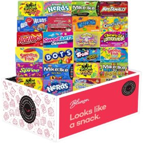 Ultimate Movie Theater Candy Variety Pack – 24 Count Bulk Theater Size Box Assortment – Perfect Care Package, Party & Gift Set