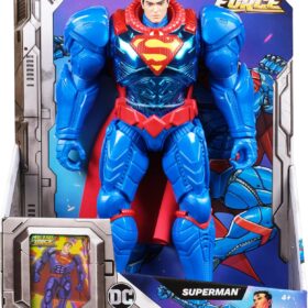 DC Comics Metal Force Superman 12-Inch Action Figure – Extra Large Metallic Super Hero Toy for Boys & Girls Ages 4+