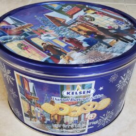 Kelsen Danish Butter Cookies – 5 Lb Bulk Tin, Classic Royal Dansk Style Bakery Treats