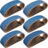 Zirconia Sanding Belts 4x36 Inch 10-Pack – Heavy Duty Zirconium Corundum 40-240 Grit Abrasive Bands for Wood, Metal, Rust Removal & Finishing