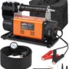 Heavy Duty 12V Portable Air Compressor Kit - 150 PSI, 6.35 CFM High Performance Off-Road Tire Inflator for 4x4, Jeep, RV, and SUVs with Carry Bag