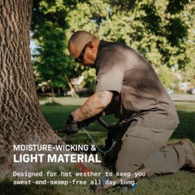 TRUEWERK T1 WerkPants - Men's Relaxed Fit Lightweight Work Cargo Pants