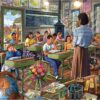White Mountain Vintage Classroom 1000 Piece Jigsaw Puzzle – Large Piece Nostalgic Schoolroom Puzzle, 24x30 Inch, Made in USA