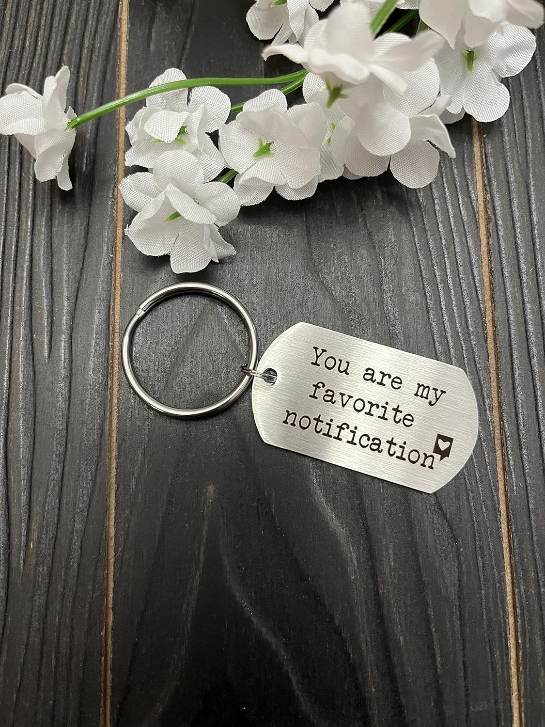 Long Distance Relationship Gifts - Matching Keychains for Boyfriend & Girlfriend - Cute, Durable Couples Key Ring Set for Him or Her - Romantic Birthday, Anniversary, & Valentine's Day Present
