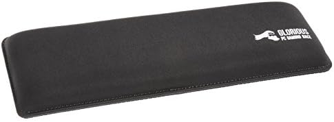 Glorious Compact Wrist Rest - 12x4 Inch Ergonomic Keyboard Wrist Pad with Stitched Edges, Non-Slip Rubber Base | 25mm Thick Memory Foam for 60%/75% Mechanical Keyboards