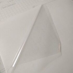 ORACAL 651 Premium Clear Glossy Permanent Adhesive Vinyl Roll - 12" x 10ft, Weatherproof Outdoor Craft Vinyl for Cutting Machines