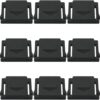 10PCS Camera Hot Shoe Dust Cover - Universal Plastic Protective Cap for DSLR Flash Mount, Compatible with Nikon Canon Sony Pentax (Black)