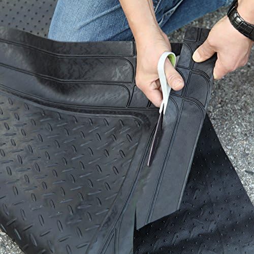 Heavy-Duty Waterproof Trunk Mat - 52" x 43" All-Weather Cargo Liner with Non-Slip Surface | Universal Fit Trimmable Floor Protection for Car, SUV & Truck
