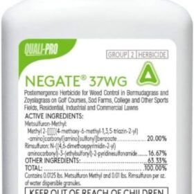 Quali-Pro Negate 37WG Professional Herbicide - Selective Weed Control for Lawns & Turf