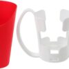 EasyDrink Pro - Adaptive Nosey Cup with Handle & Stand, U-Shaped Spout Drinking Aid for Seniors, Post-Stroke Therapy Cup, Disability Assist Cup for Limited Neck Mobility