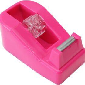 QILIMA Desktop Tape Dispenser with Non-Skid Base - Cute Pastel Colors for Office, Restaurant, Bakery & Craft Use