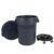 Heavy-Duty 32 Gallon Outdoor Trash Can with Wheels & Secure Snap Lid - Ergonomic Handle Design for Easy Maneuvering in Backyard, Garage, or Workshop